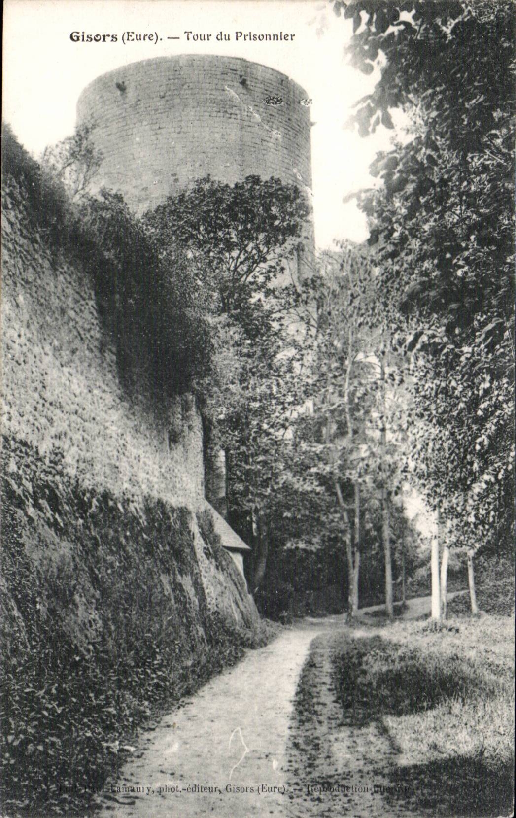 CPA Gisors Tour du prisonnier