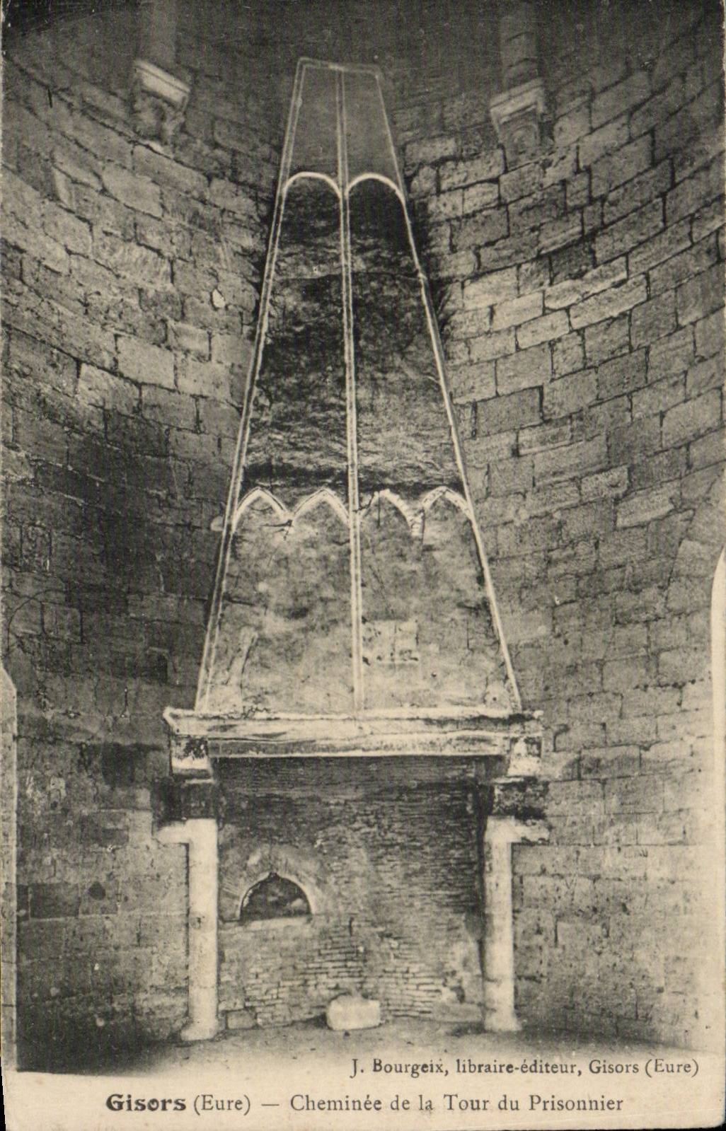 CPA Gisors Tour du prisonnier La cheminee 