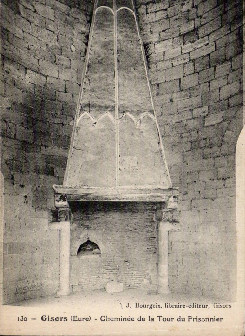CPA Gisors Cheminee de la tour du prisonnier