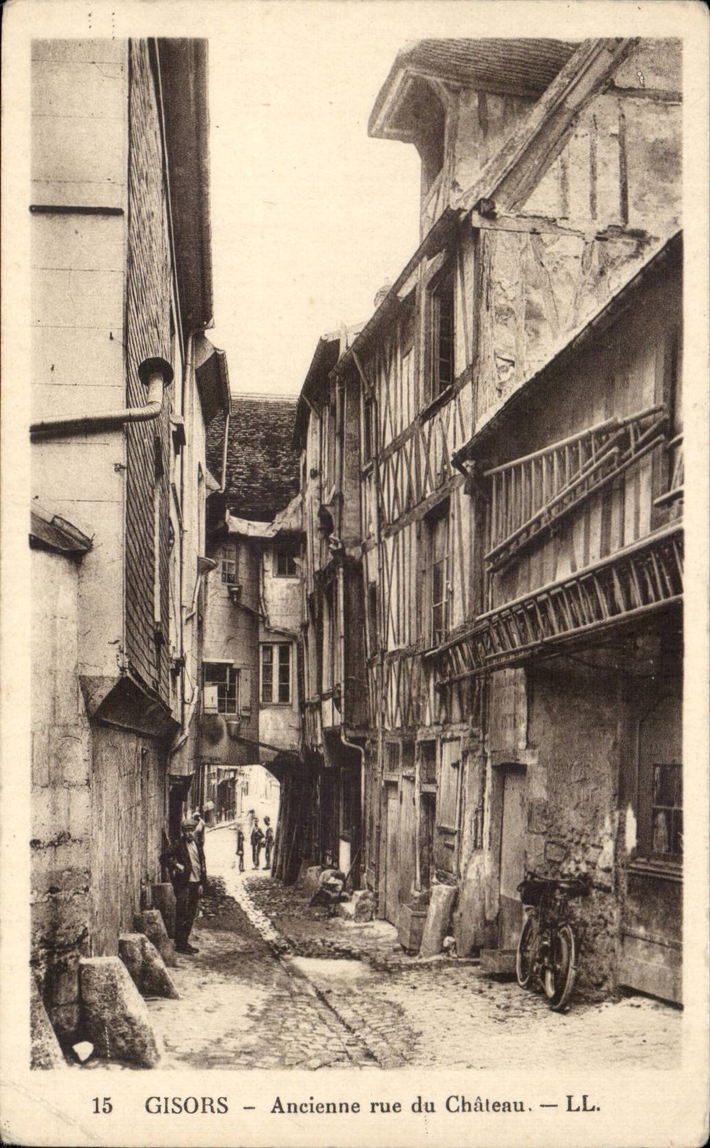 CPA Gisors Ancienne rue du chateau