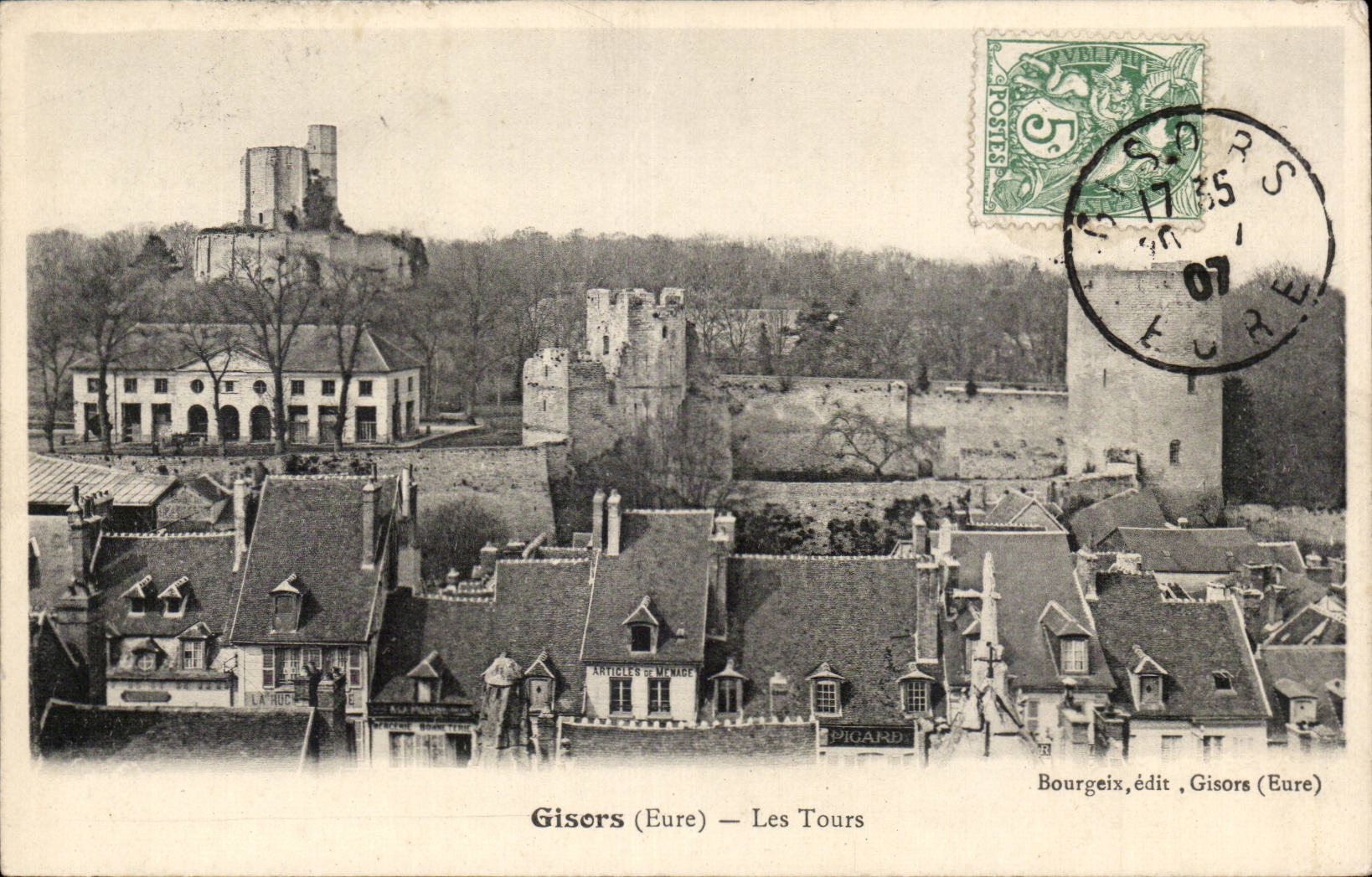 CPA Gisors Les tours