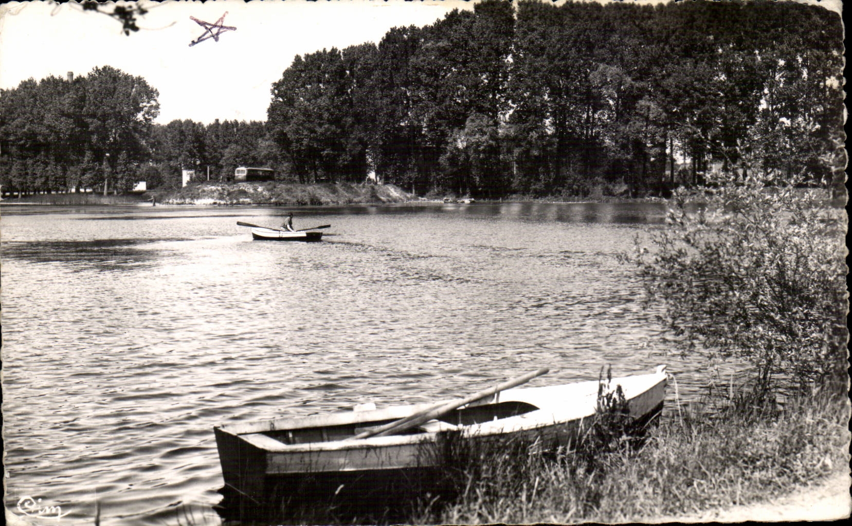 CPSM Gisors Etang de la Ballastiere