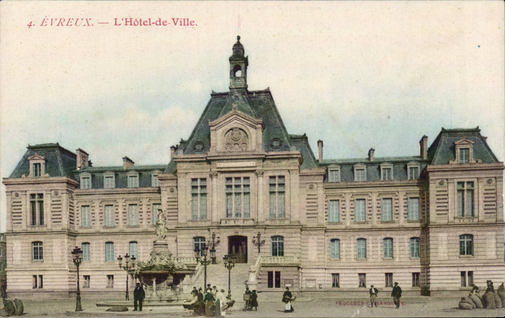 CPA Evreux the town hall