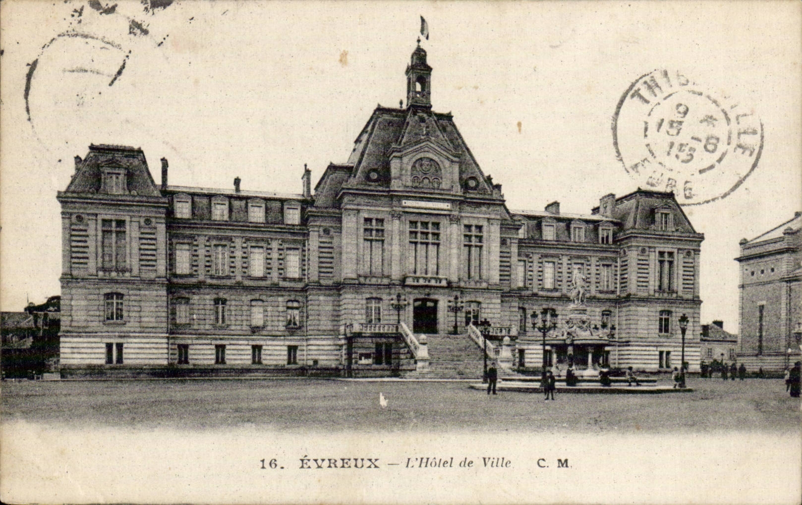 CPA Evreux the town hall