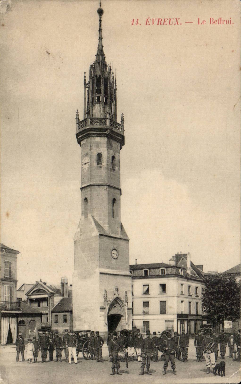 CPA Evreux Le Militaria belfry