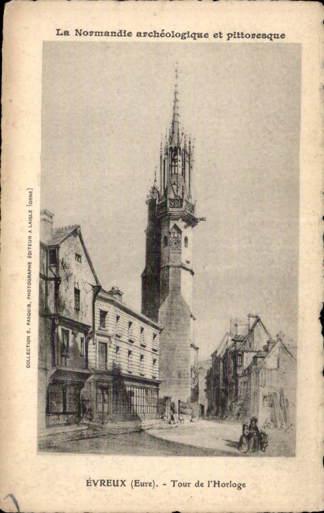 CPA Evreux Turn of the clock