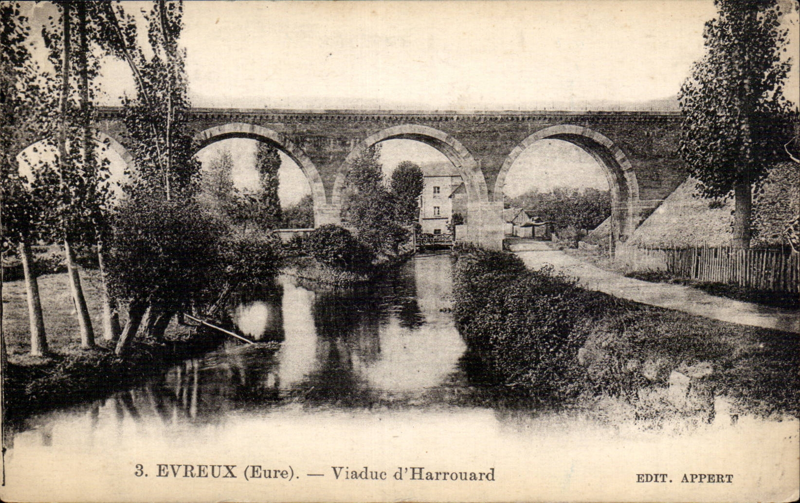 CPA Evreux Viaduct of Harrouard