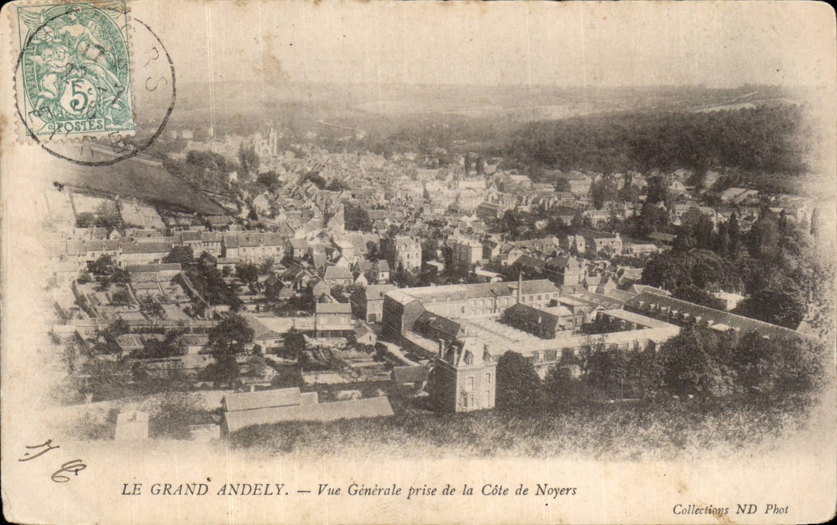 CPA Andelys Le large Andely View taken of the dimension of Walnut trees