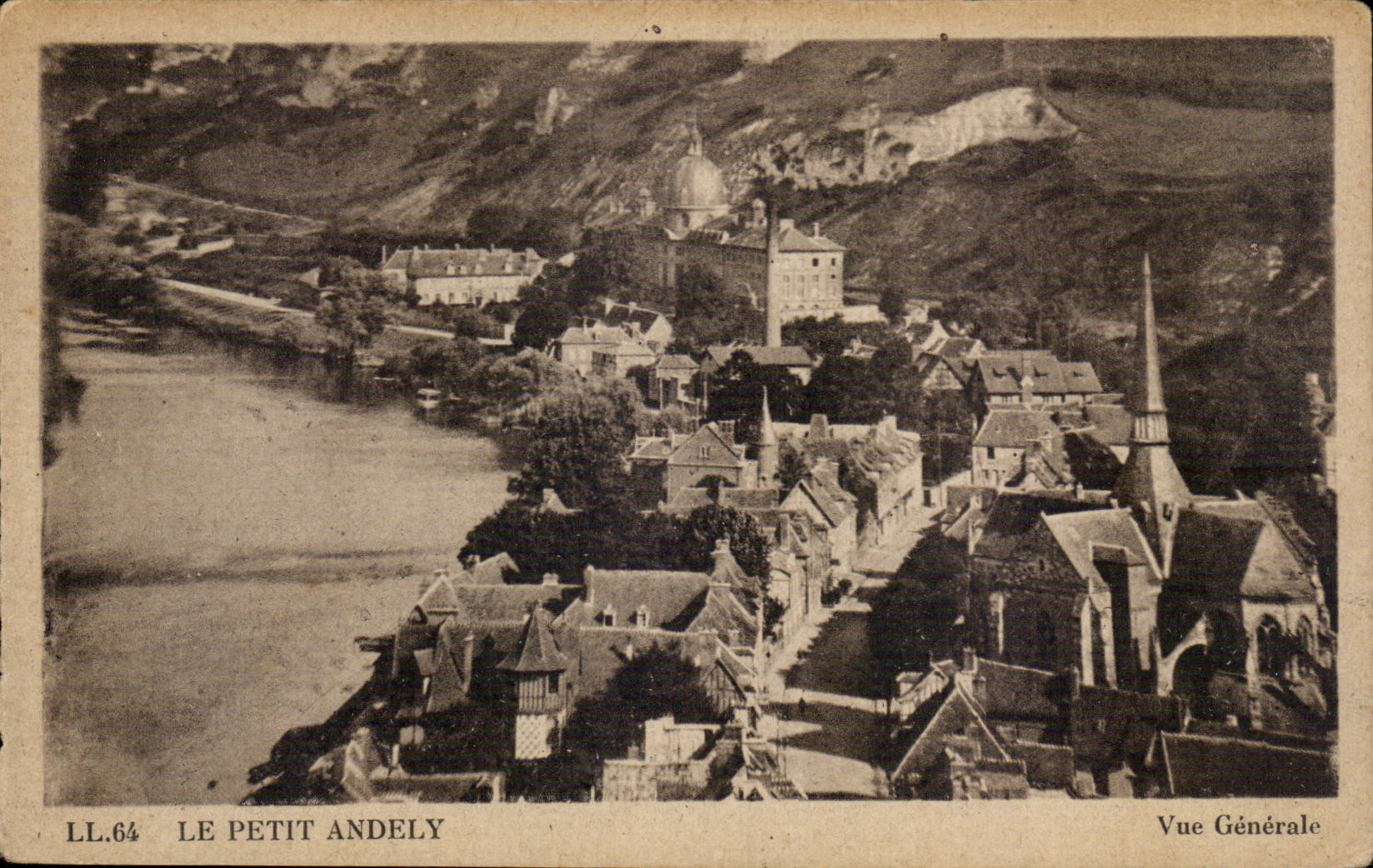 CPA Le petit Andely Vue generale