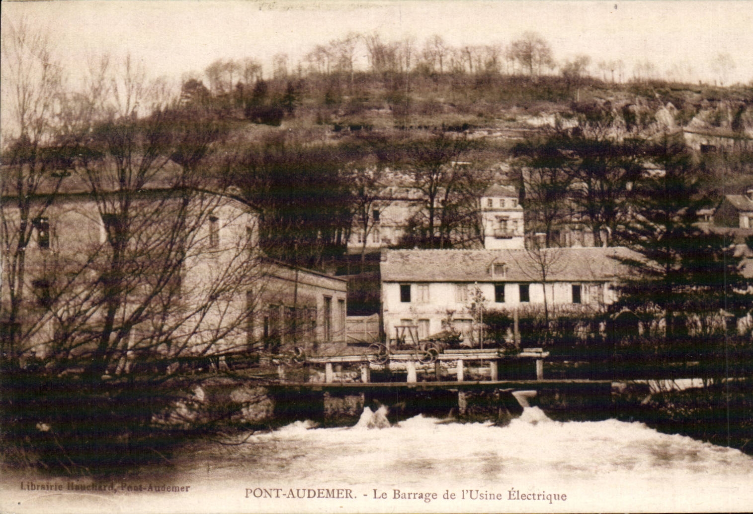 CPA Bridge Audemer Le stopping of the electric factory