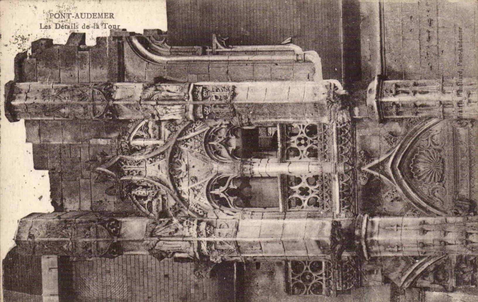 CPA Audemer Bridge details of the tower