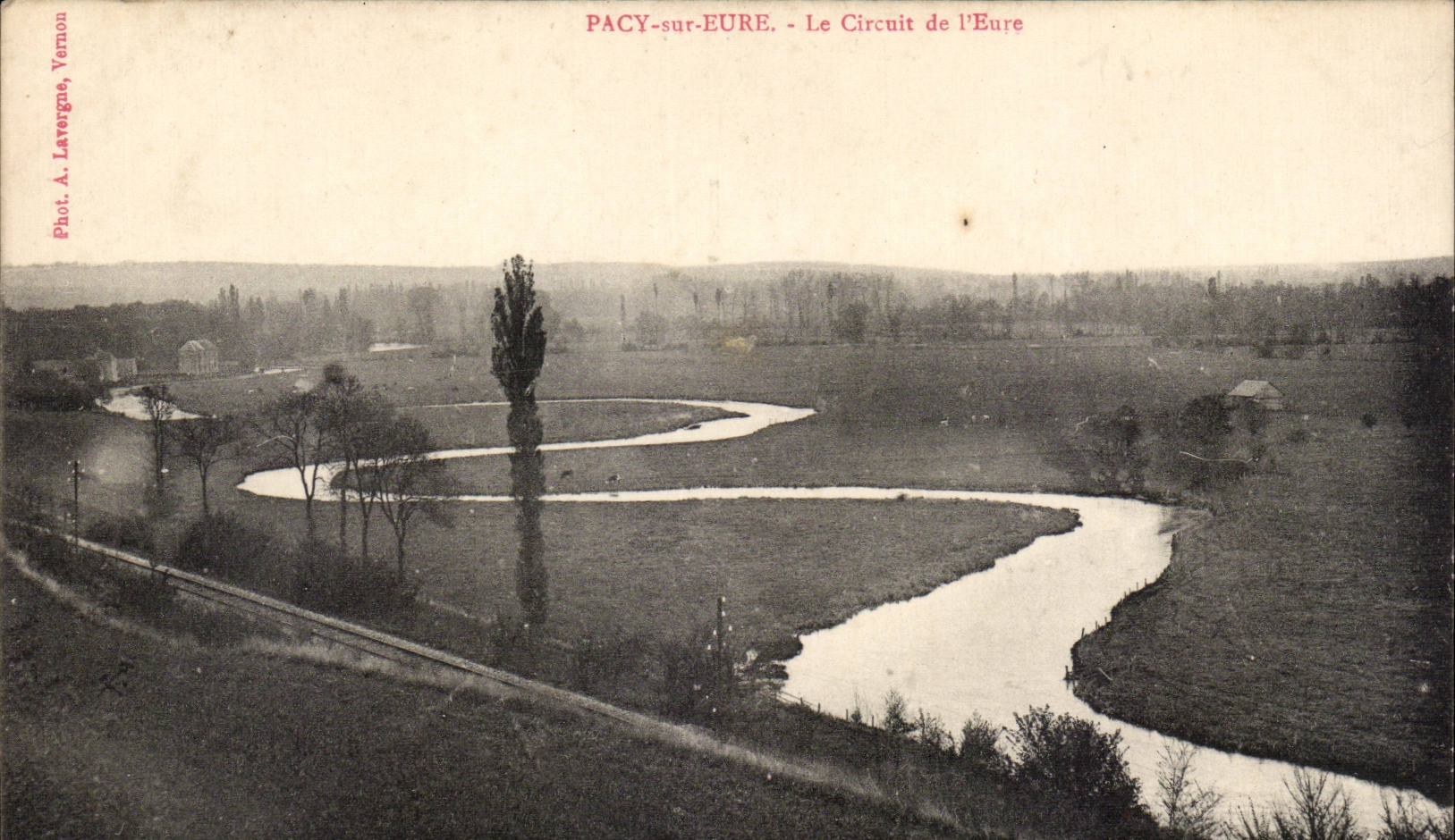 CPA Pacy on Eure Le circuit of the Eure