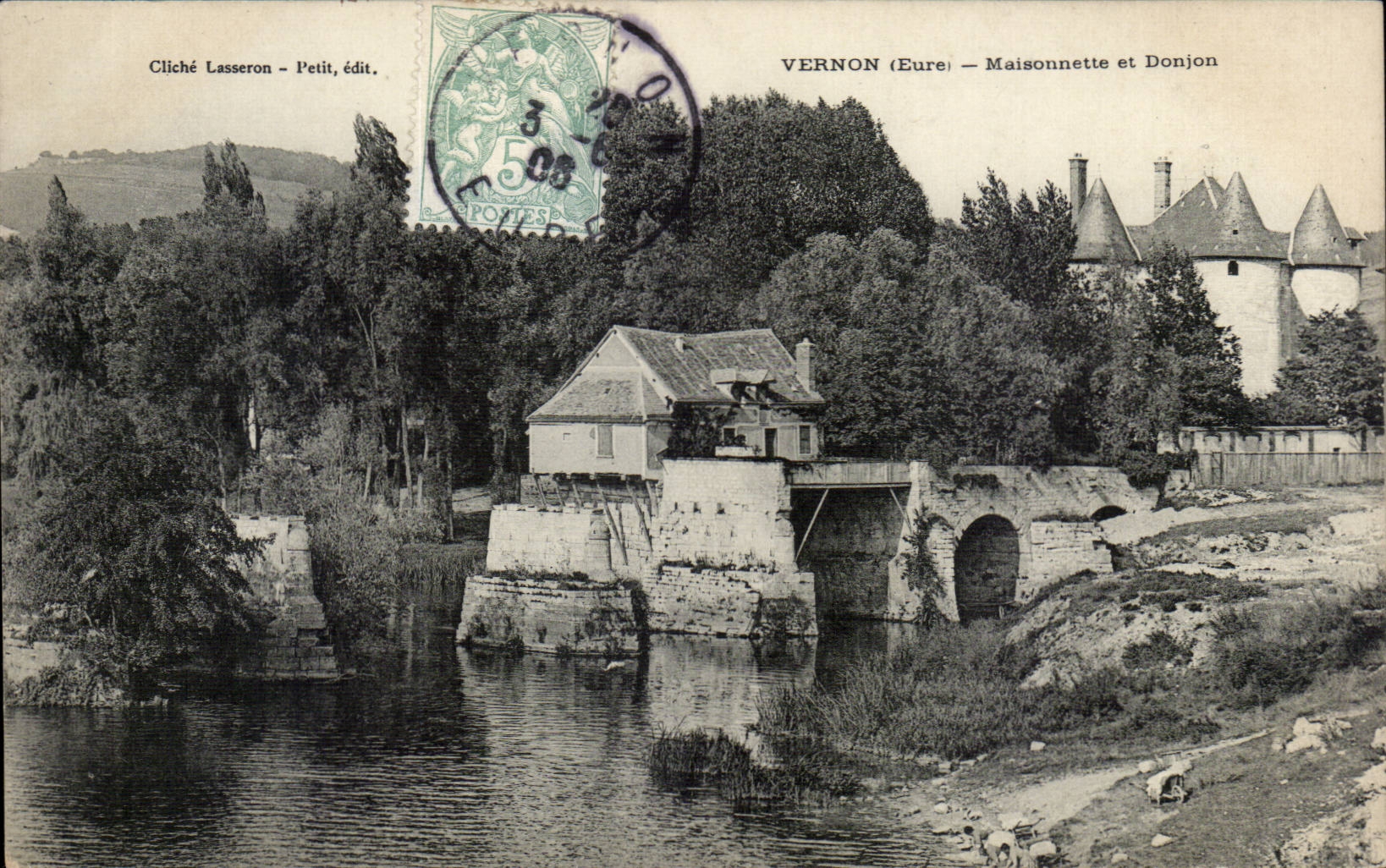 CPA Vernon Maisonnette y subsistencia