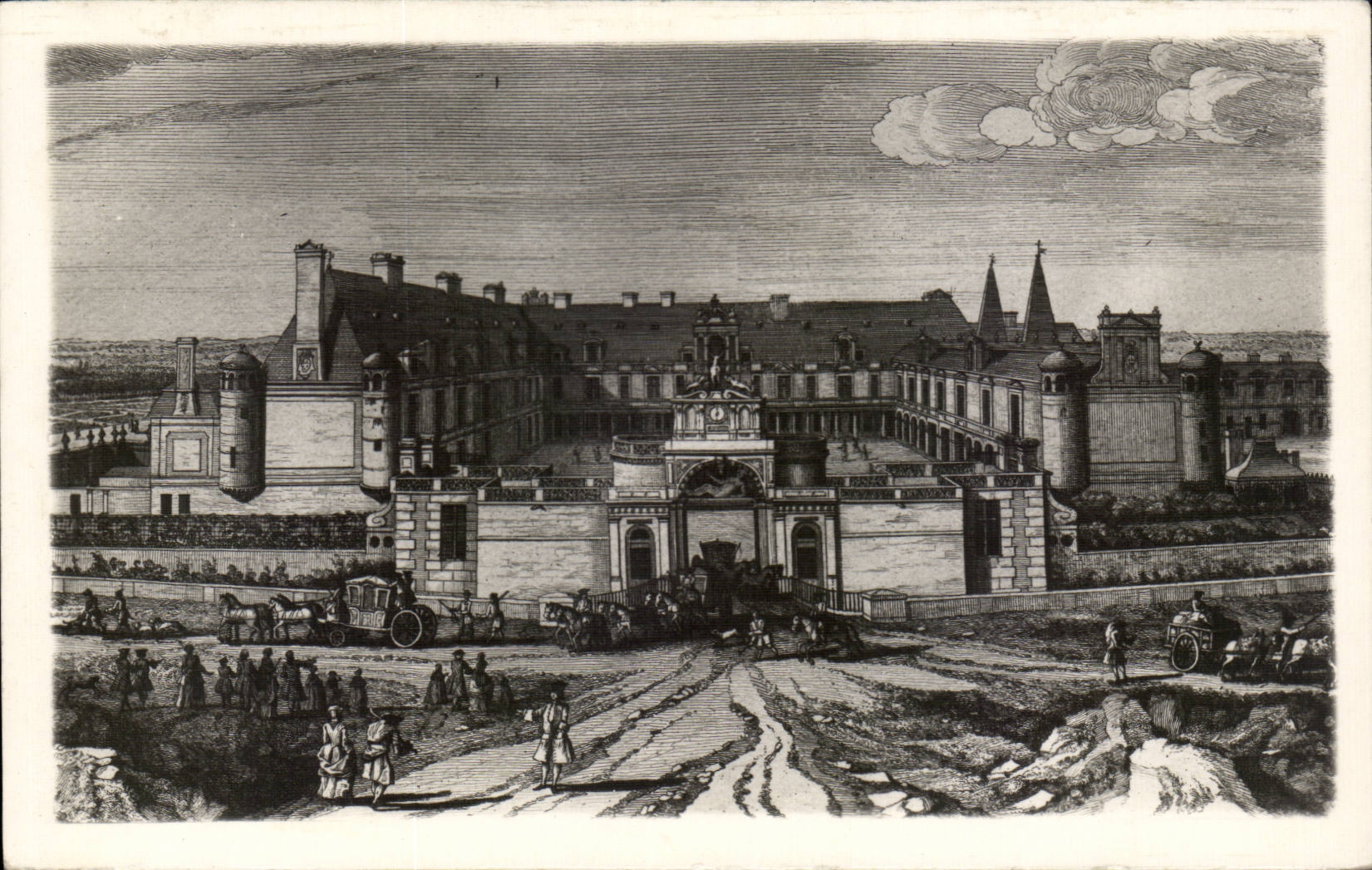 CPA Chateau d'Anet Construit en 1552