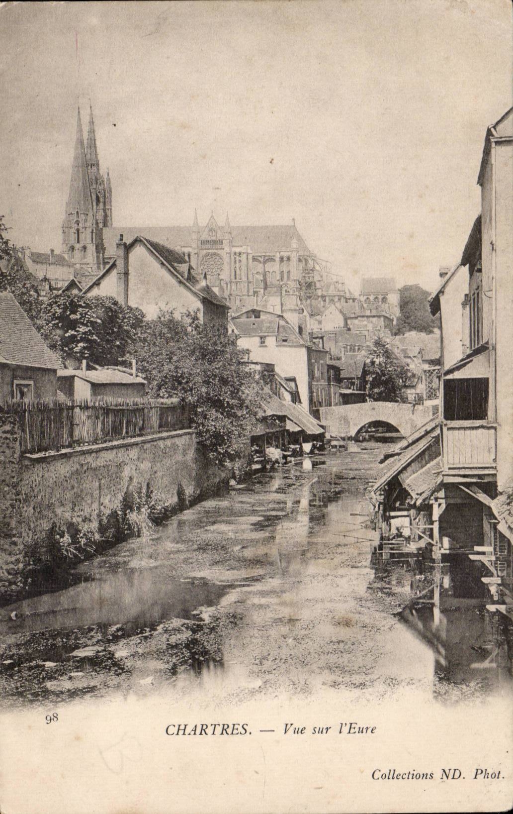 CPA Chartres Seen on the Eure