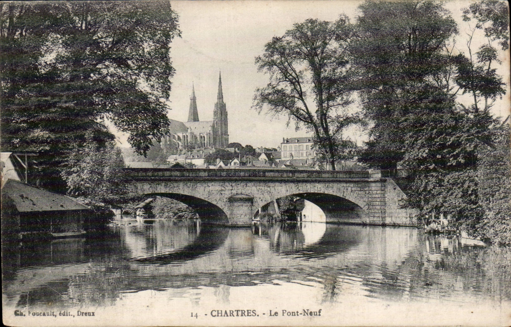CPA Chartres Le new bridge
