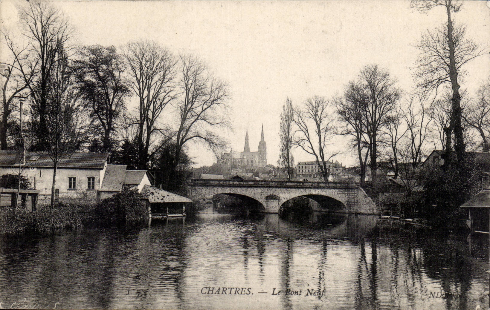 CPA Chartres Le new bridge