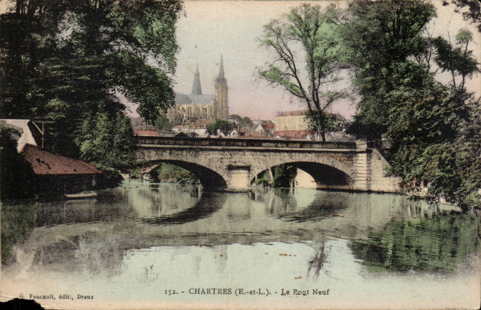 CPA Chartres Le new bridge