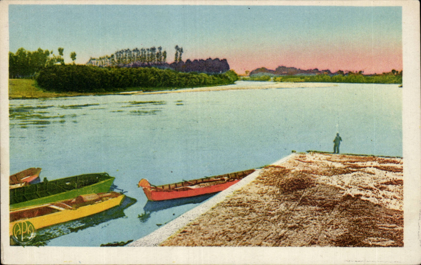 CPA Marmande banks of the Garonne