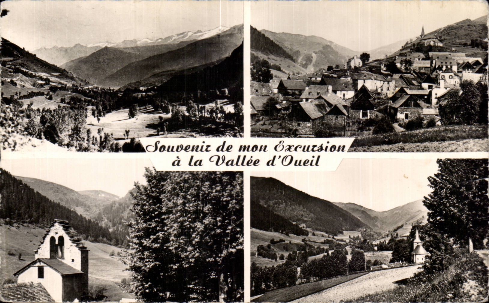 CPSM Souvenir of my excursion to the valley of Oueil