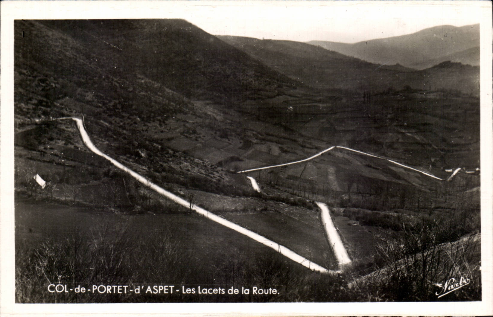 CPA Collar of Portet d' Aspet laces of the road