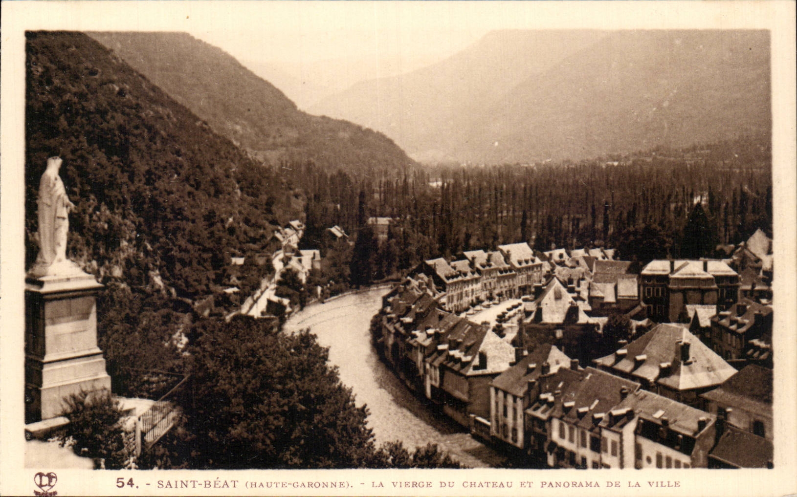 CPA Saint Happy the virgin of the castle and panorama of the city