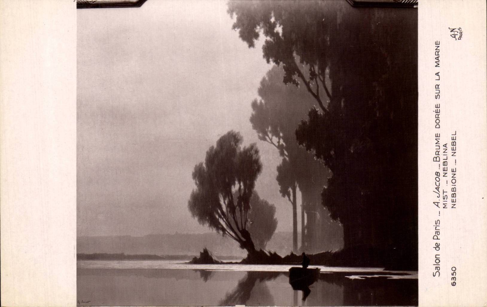 CPA Salon of Paris golden has Jacob Fog on the Marne