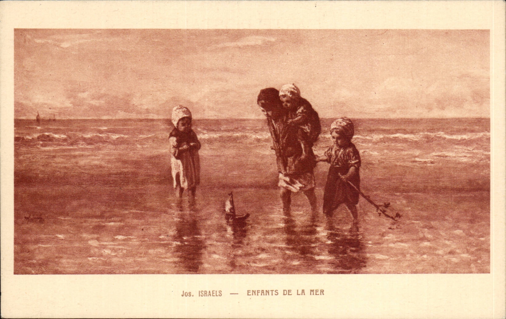 CPA Israels Enfants de la mer