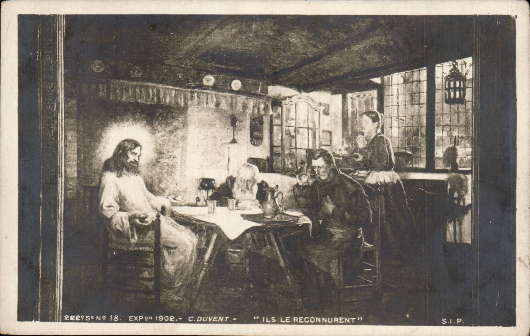 CPA Fantaisie Exposition de 1902 Ils le reconnurent christ
