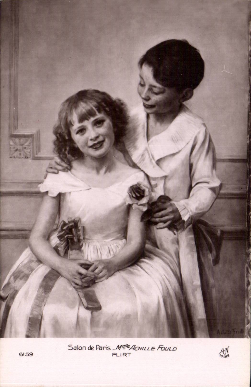 CPA Fantasy Paris Miss Achielle Fould Flirt