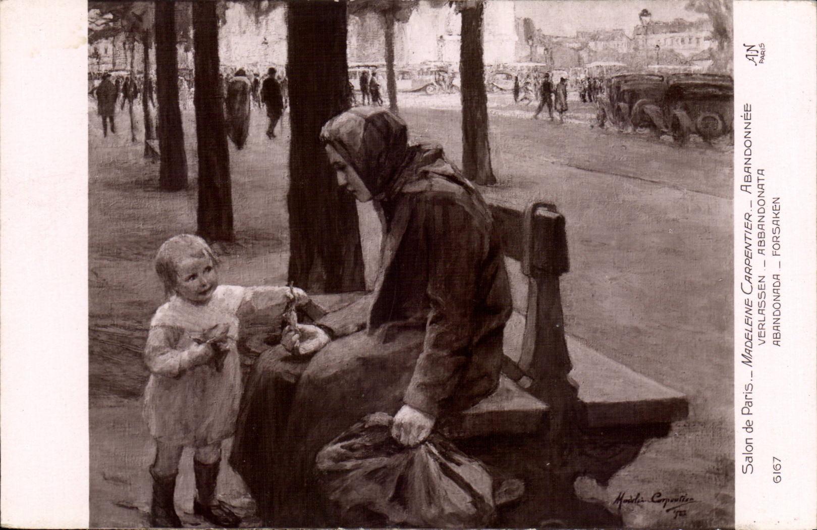 CPA Fantasy Living room of Paris Madeleine Carpentier Abandoned