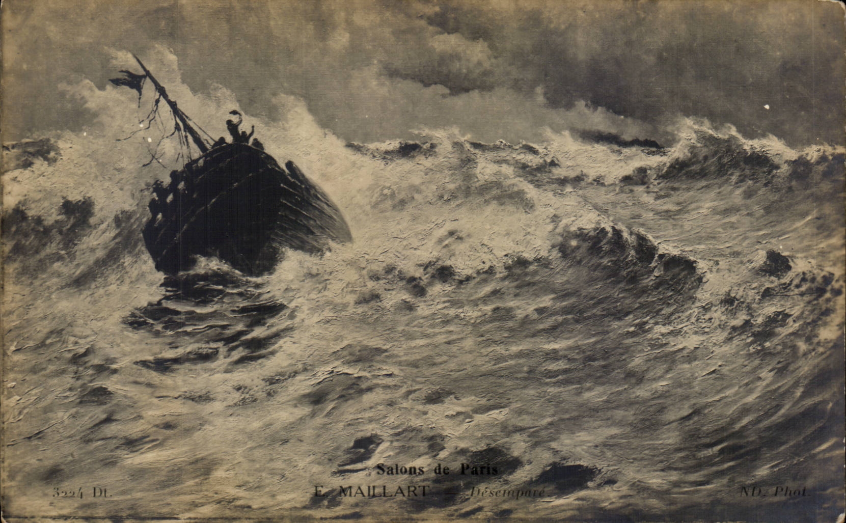 CPA Fantaisie Living rooms of Paris Maillart Disables