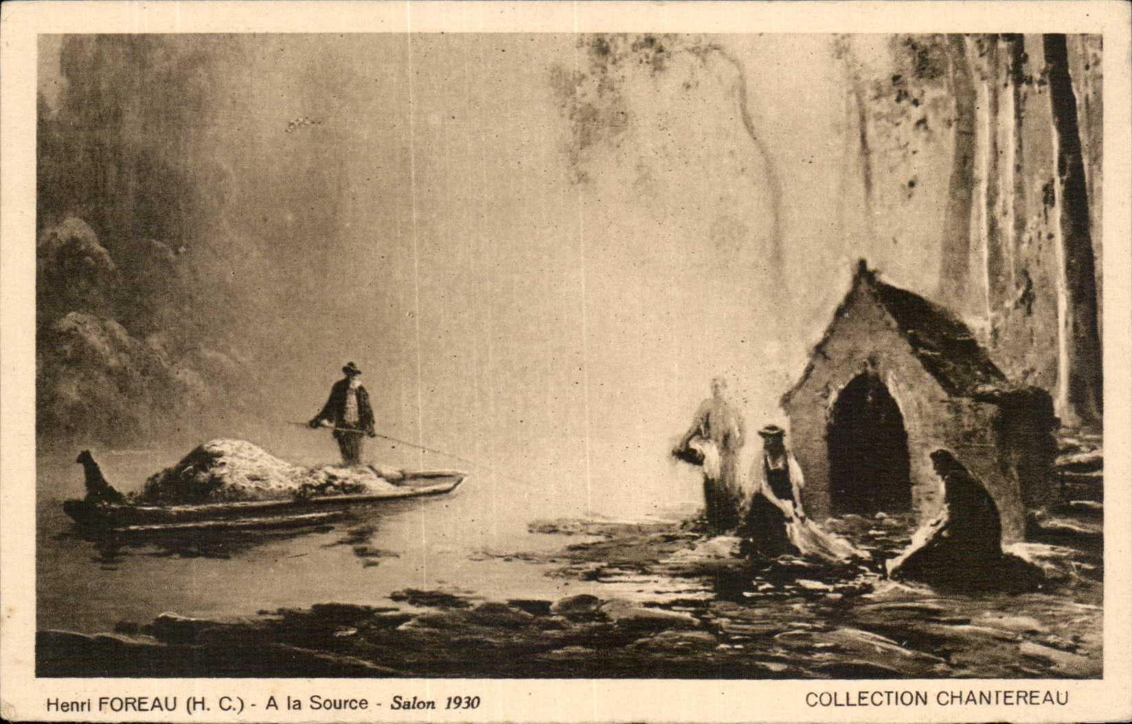 CPA Fantaisie Foreau A la source Salon 1930 Chantereau