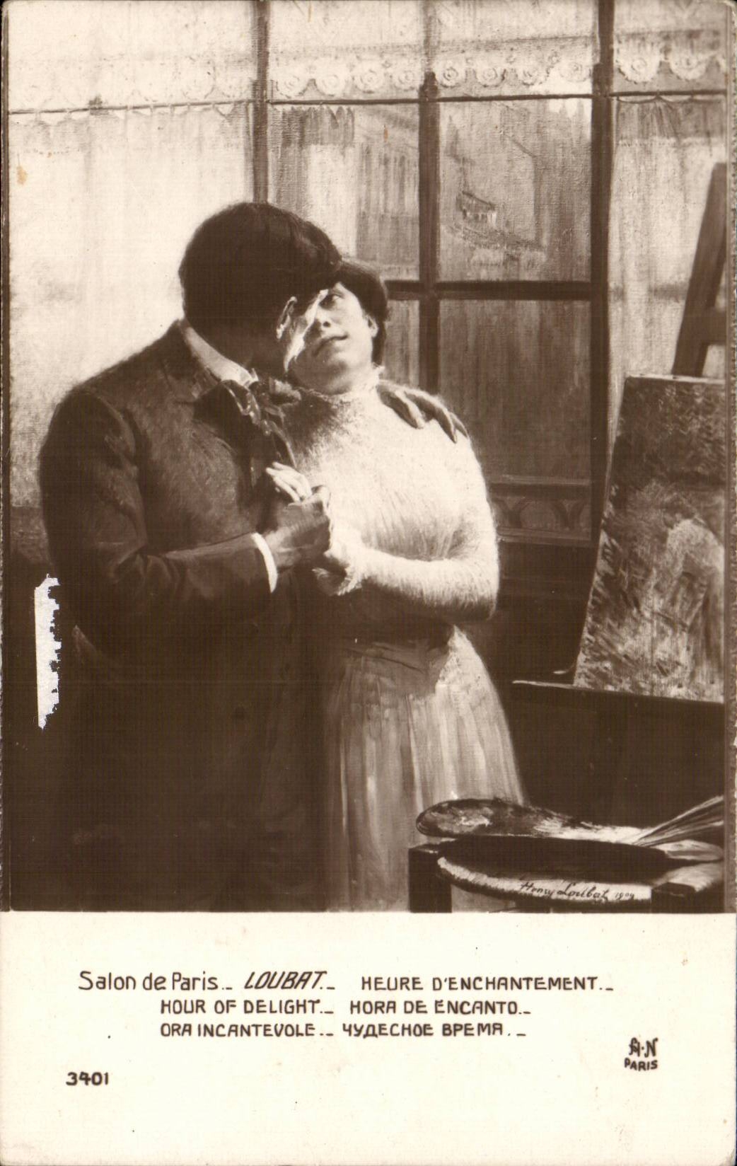 CPA Fantaisie Salon de Paris Loubat Heure d'enchantement