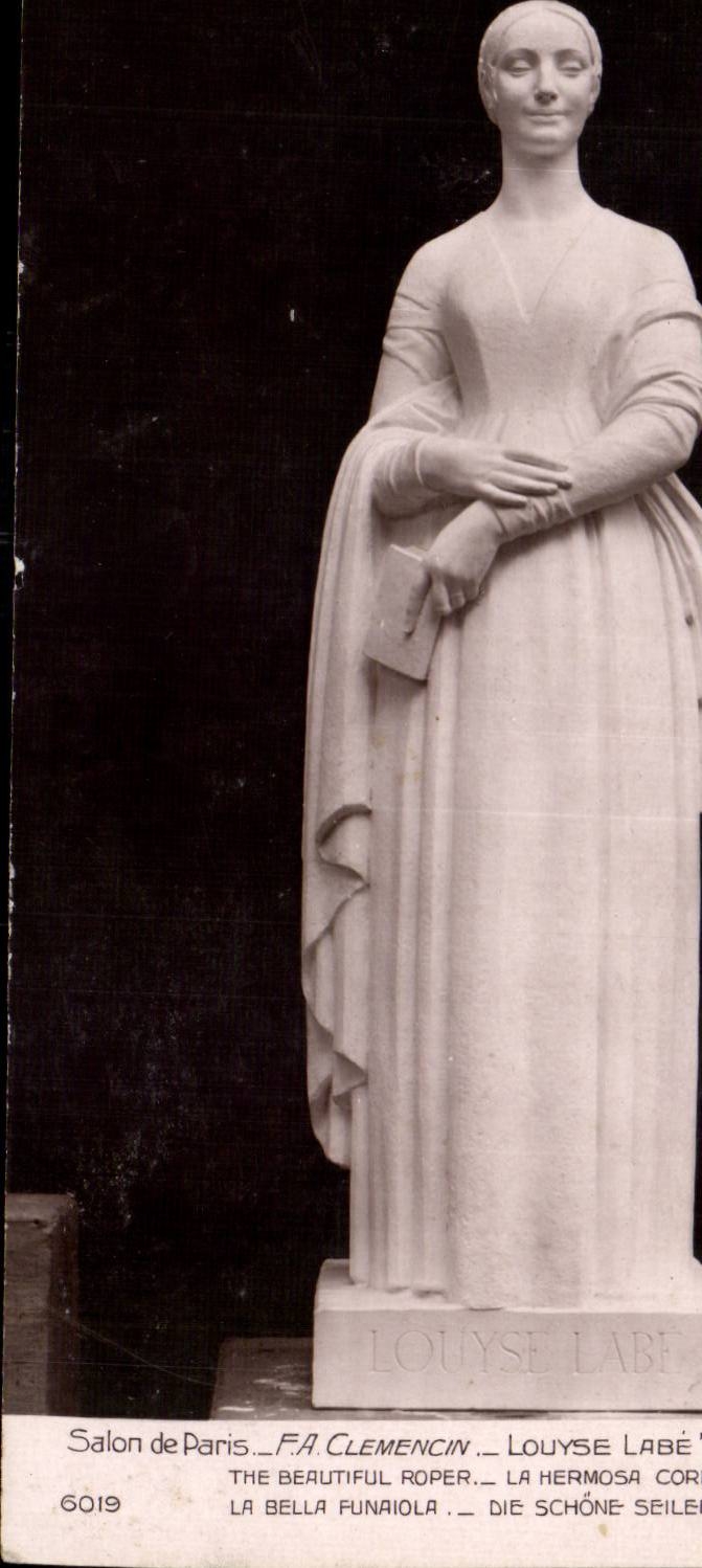 Sala de estar de la fantasia de CPA de Paris Clemencin Louyse Labe hermoso el cordiere