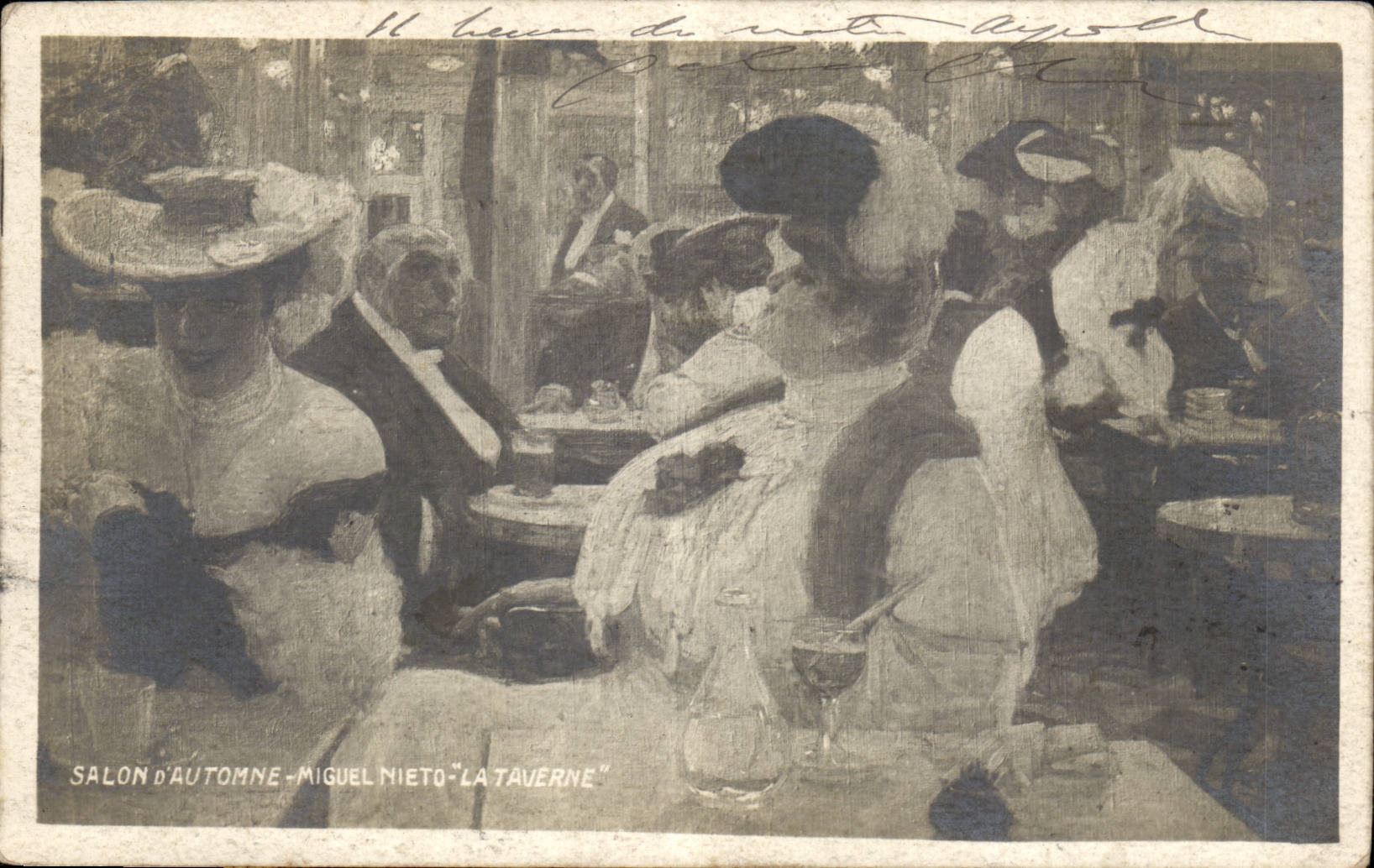 CPA Fantaisie Salon d'automne Miguel Nieto La taverne
