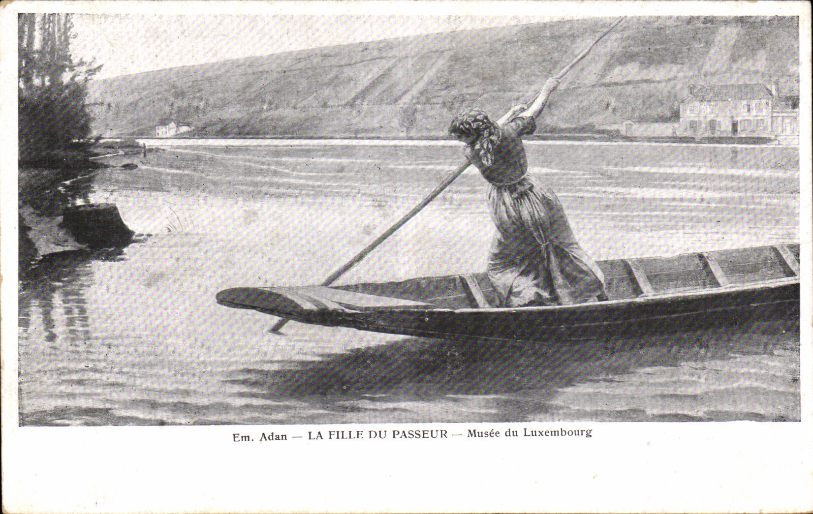 CPA Fantaisie Paris Musee du Luxembourg La fille du passeur