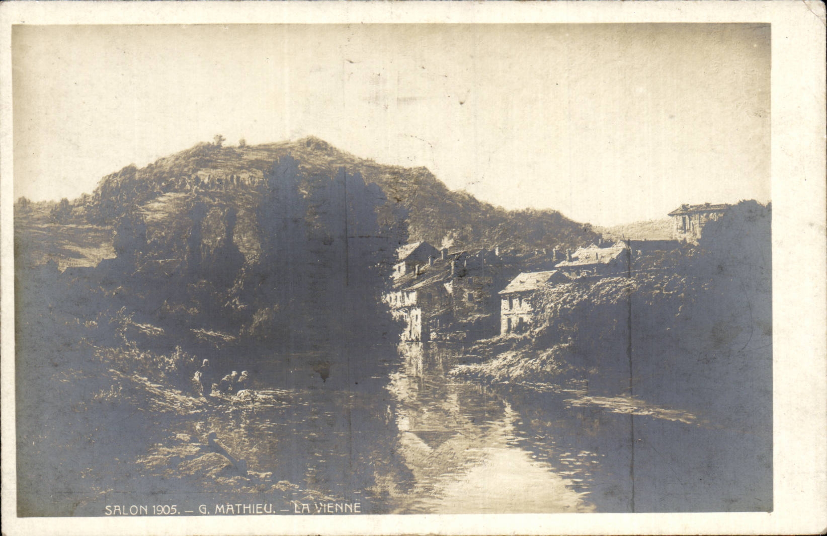 CPA Fantaisie Salon 1905 Mathieu La Vienne 