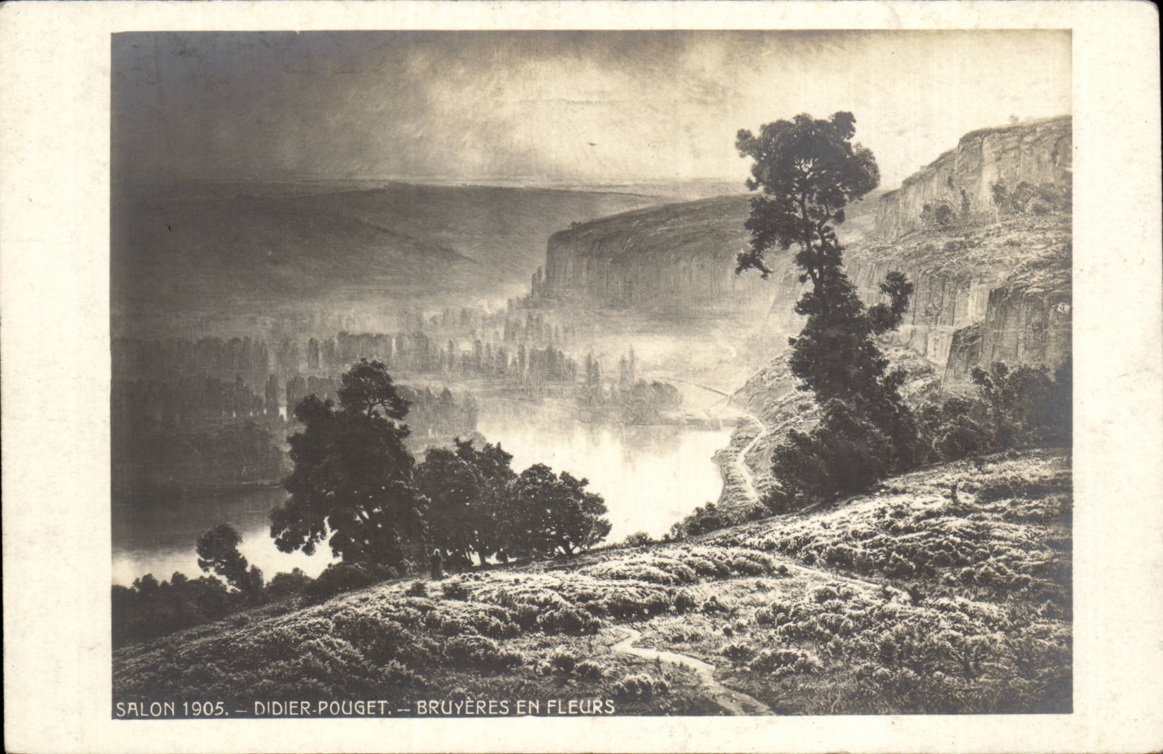 CPA Fantaisie Salon 1905 Didier Pouget Bruyeres en fleurs 