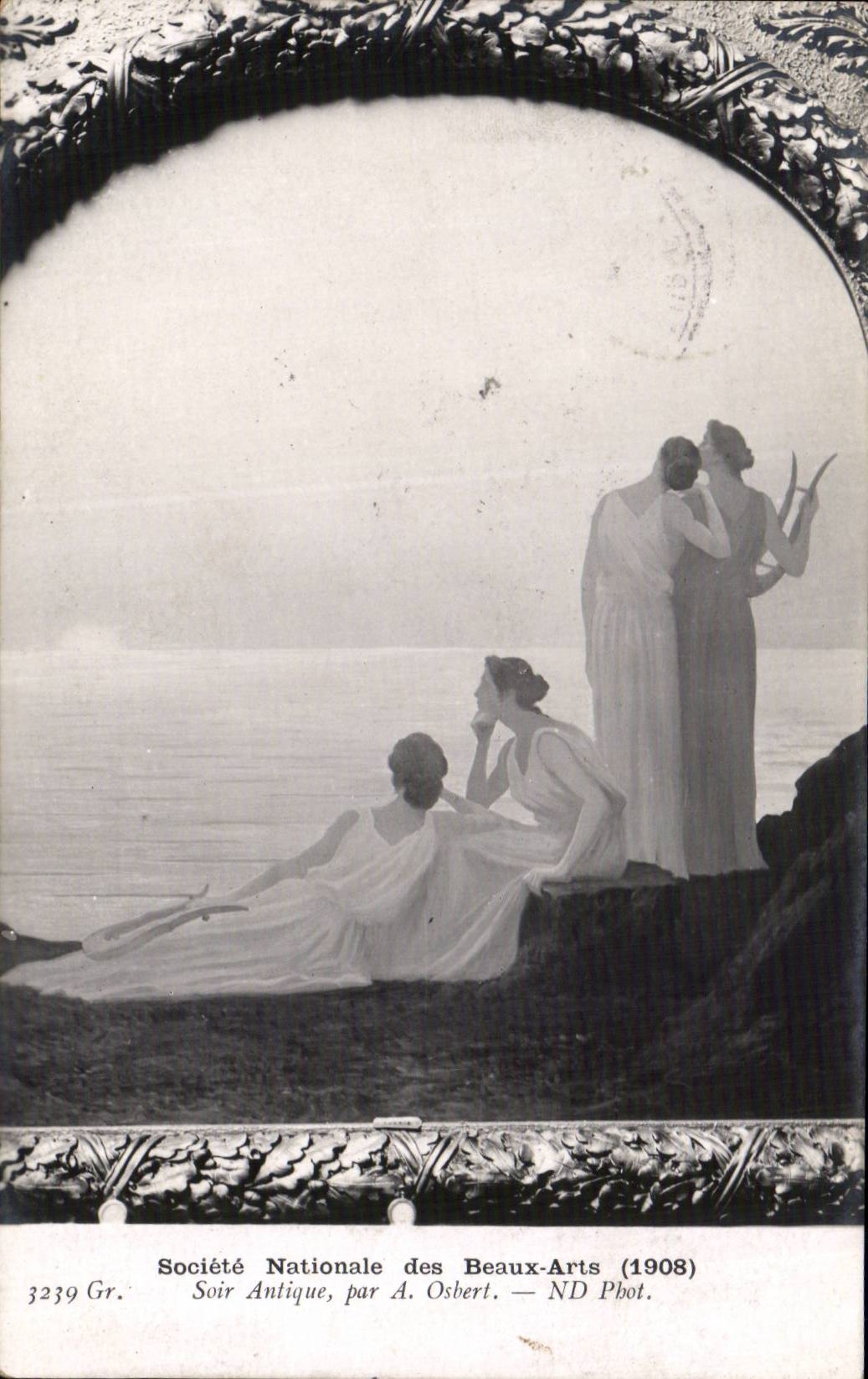 CPA Fantaisie Soir antique Osbert 