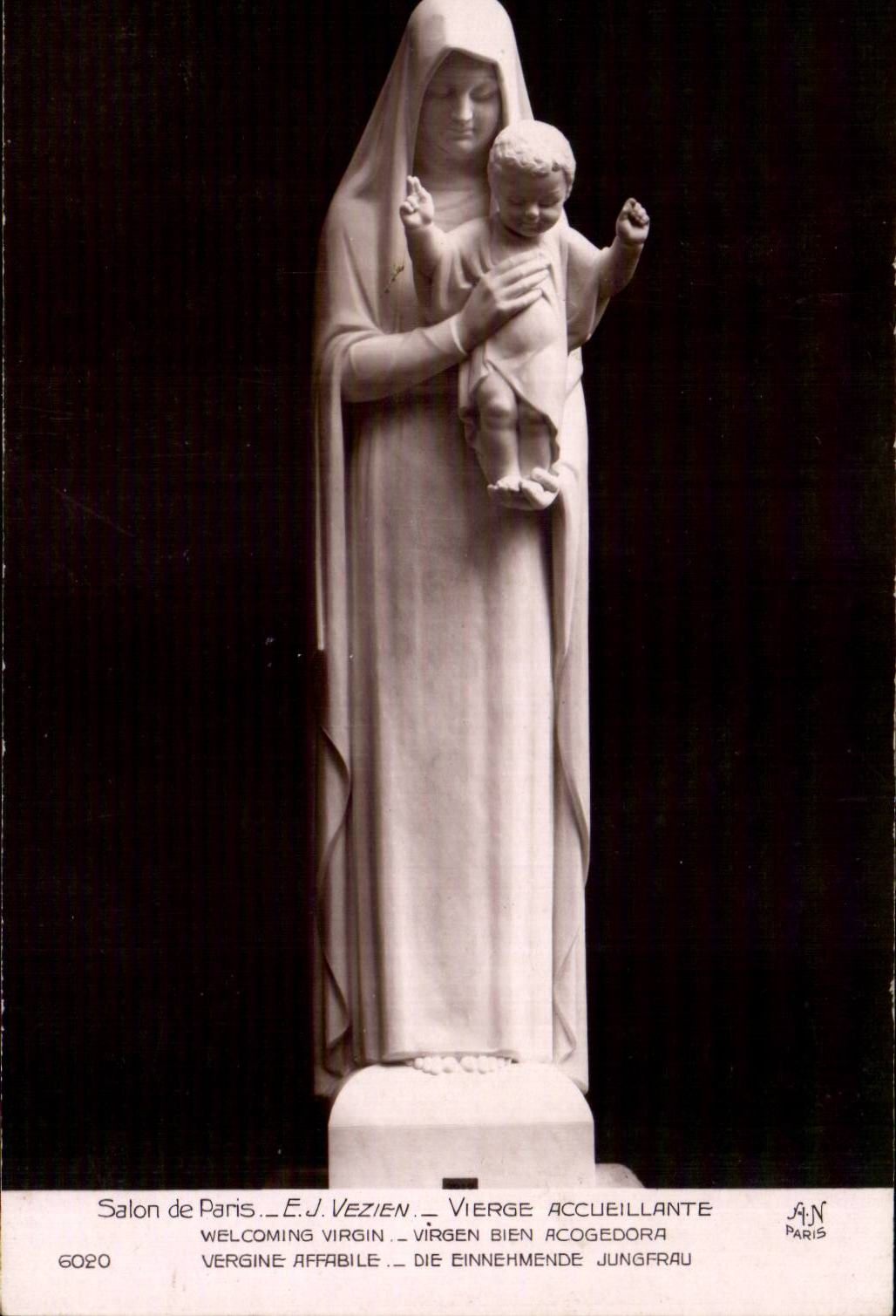 Sala de estar de Guery de la fantasia de CPA de la Virgen de Paris Vezian accesible