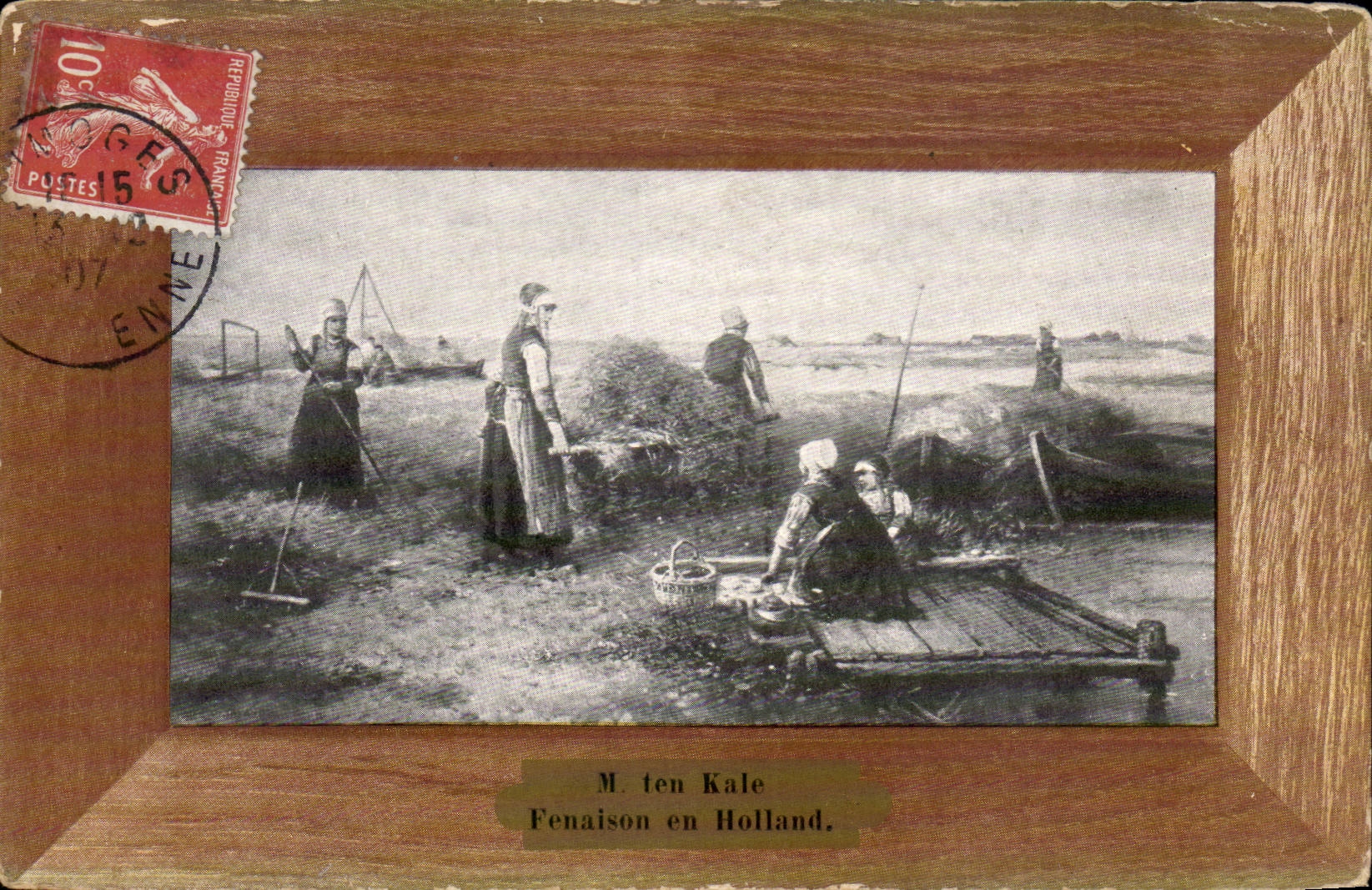 CPA Fantaisie Ten Kale Fenaison en Holland