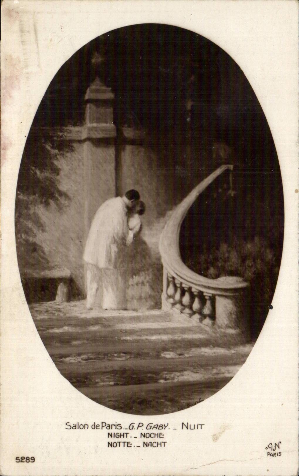 CPA Fantaisie Salon de Paris Gaby Nuit