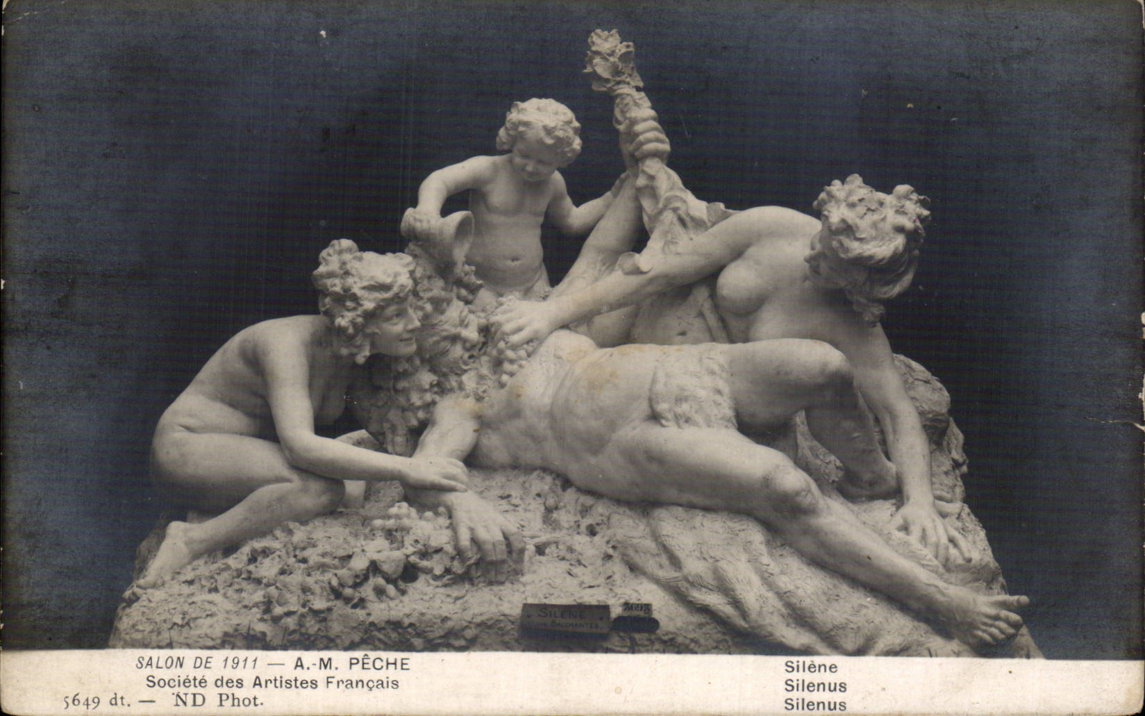 Pescados Silene de la sala de estar 1911 de CPA Fantaisie