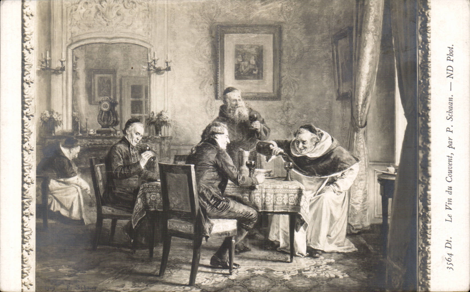 CPA Fantaisie le vin du couvent Schaan