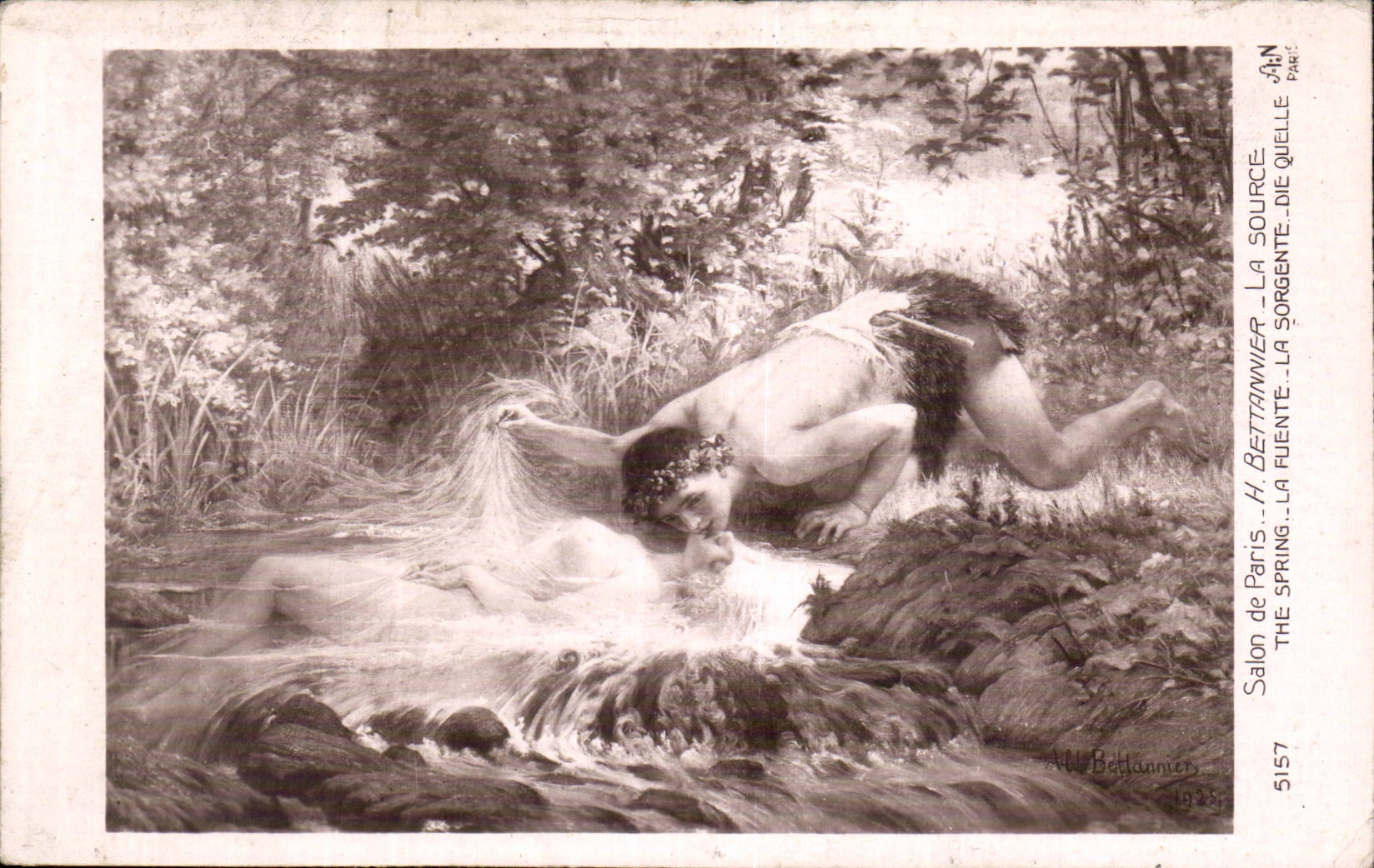 CPA Fantaisie Salon de Paris Bettannier la source