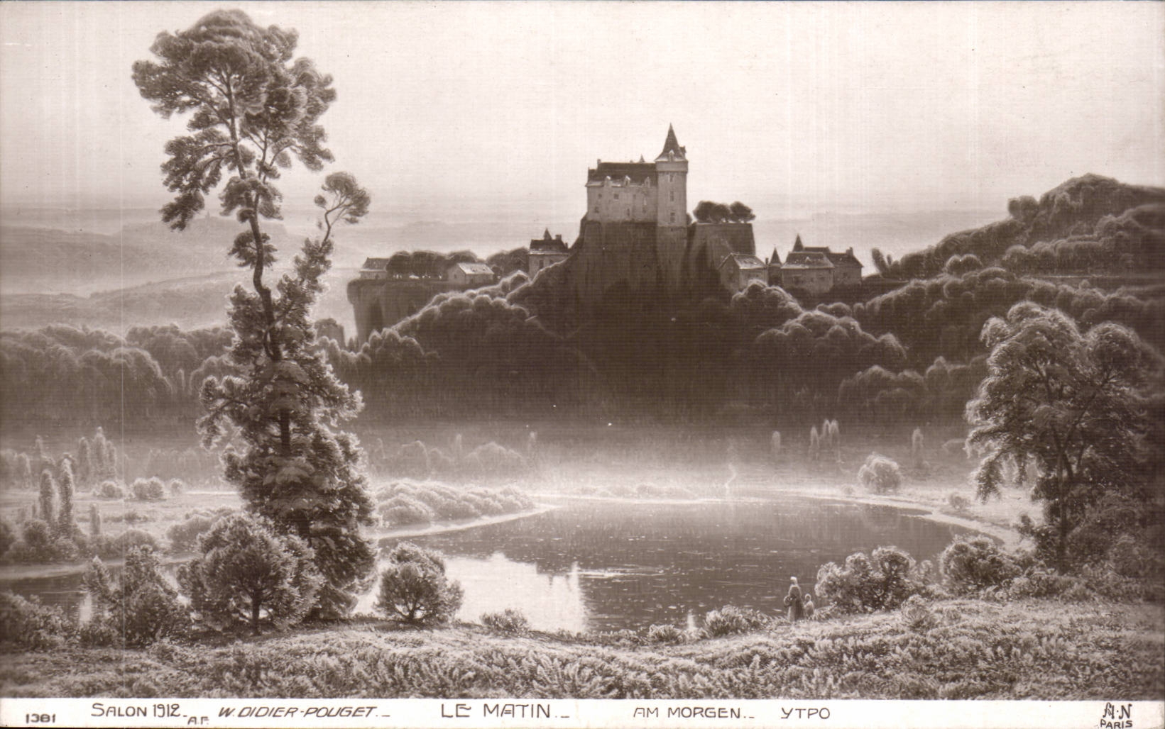 CPA Fantaisie Salon 1912 Didier Pouget Le matin 