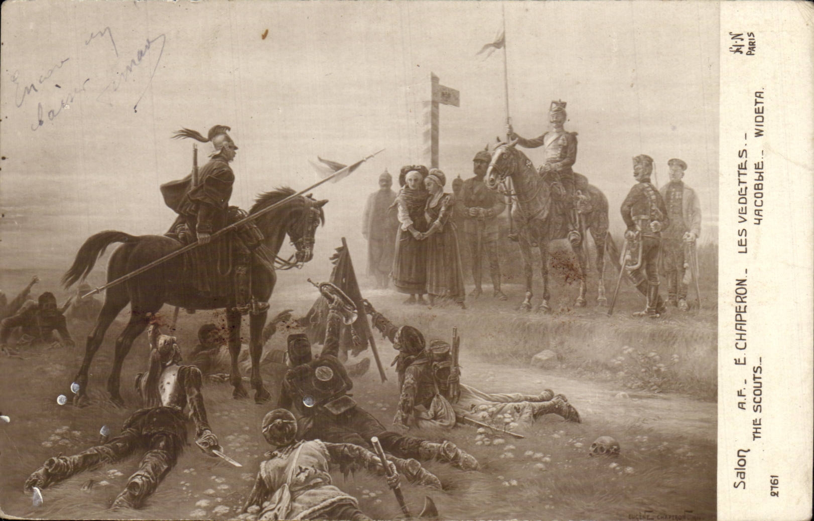 CPA Fantasy Living room of Paris Hood the high-speed motorboats Scout Scouts