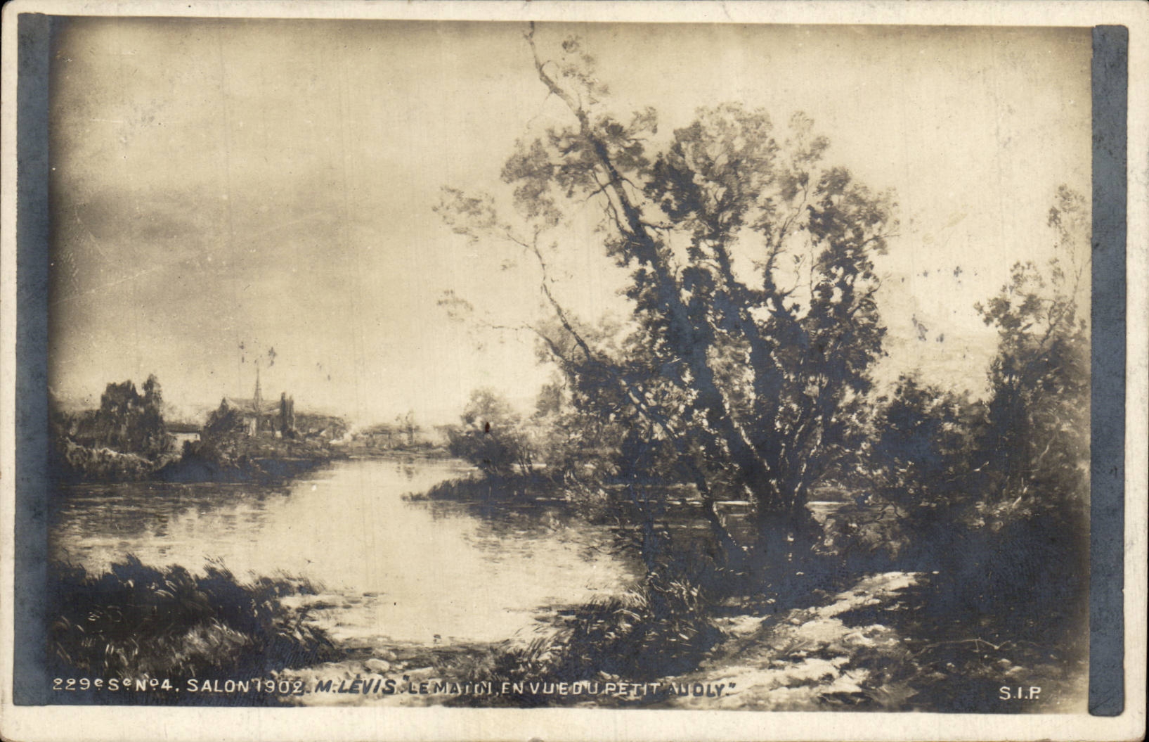 CPA Fantaisie Salon 1902 Levis Le matin en vue Petit Audly