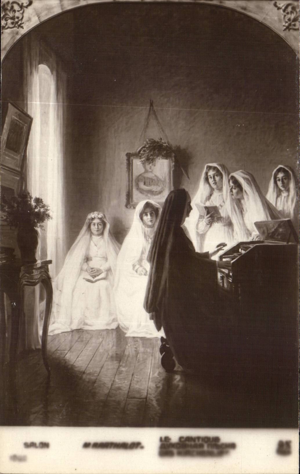 CPA Fantaisie Rarthalot La cantique 